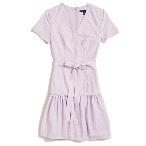 French Connection Self-Tie Wrap Dress - Picture 2 of 3